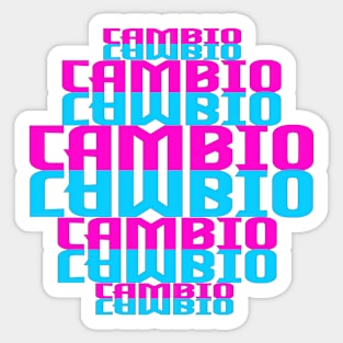 El Cambio Sticker